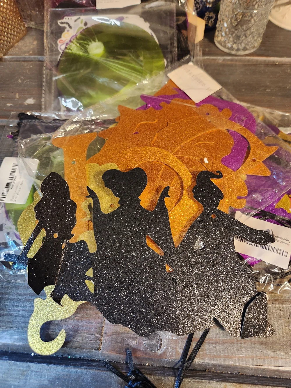 Hocus Pocus Wall Streamers Party Decor Halloweem Party Pumpkin Confetti Bag